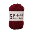 thumbnail image 1 of geerera 5-Ply Milk Cotton Knitting Yarn, Soft Crochet Thread for DIY Crafts & Handmade Sweaters, 1 of 6