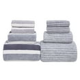 thumbnail image 1 of geerera 8PC Towel Bath Towel Set Velvet Spun Highly Absorbent Soft Bath Towel Suitable For Bathroom Spa Gym, 1 of 5