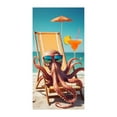 thumbnail image 1 of geerera Europe And The United States Beach Towel Bag Portable Storage Backpack Printed Towel Bath Towel, 1 of 6