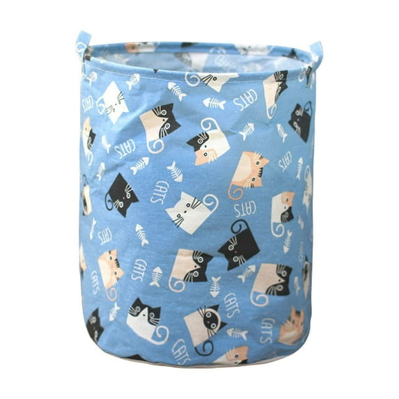 geerera Large Dirty Basket With Handle Inner Foldable Storage Basket Doll Organizer