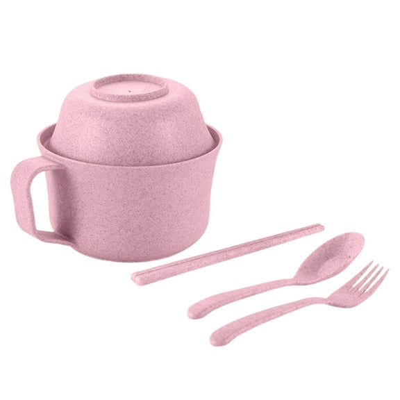 geerera Six-piece Fiber Ramen Bowl Ramen Noodles For College Dorm Room