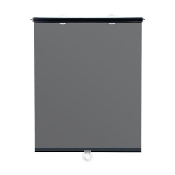 geerera Cordless Blackout Window Roller Shades, Stretchable Roller Blinds, Sun Protection and Heat Insulation for Kitchen, Bathroom, Office & Vehicles, 17.7x59 inch