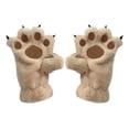 thumbnail image 1 of geerera Cute Animal Paw Gloves, Furry Mittens with Claws, Fox Dog Cat Wolf Design Handwear for Adults Warmth Protection, 1 of 7
