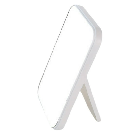 geerera Desktop Foldable Makeup Mirror, Simple Portable Princess Mirror, Square Makeup Mirror, for Bedroom, Makeup Desk & Dressing Room