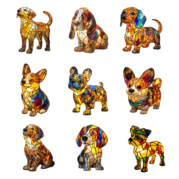 geerera Dog Art Night Light, Decorative LED Table Lamp,for Bedroom Decor, Living Room, Gift for Pet Lover(Beagle)