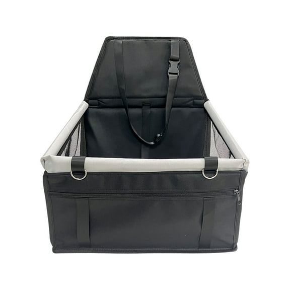 geerera Dog Car Seats for Small and Medium Dogs, Dog Travel Car Seat, Car Booster with Clip-On Safety Leash, Portable Collapsible Travel Bags for Dogs Cats or Other Medium Pet