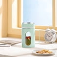 thumbnail image 1 of geerera Double Layer Insulated Glass Cup with Lid and Handle, Shatterproof Plastic Outer Shell Office Tea and Coffee Mug for Desk, Work and Daily Use, 1 of 6