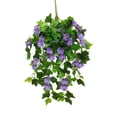 thumbnail image 1 of geerera Fake Hanging Flowers, Artificial Morning Glory Hanging Plants, Faux Spring Flowers, for Outdoor Front Door Patio Garden Balcony Home Decoration, 1 of 9
