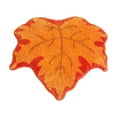 thumbnail image 1 of geerera Fall Bathroom Rug, Cute Bath Mat, Pumpkin Maple Leaves Shaped Floor Mat,Extra Soft Fluffy Absorbent Non-slip Bathtub Mat for Shower Bedroom Door Thanksgiving Halloween Decor, 1 of 6