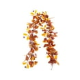 thumbnail image 1 of geerera Fall Leaf Garland, Simulated Maple Leaf Rattan Strand, Holiday Decorative Accents for Stair Railings, Door and Wall Displays, Garden Home Decor, 1 of 6