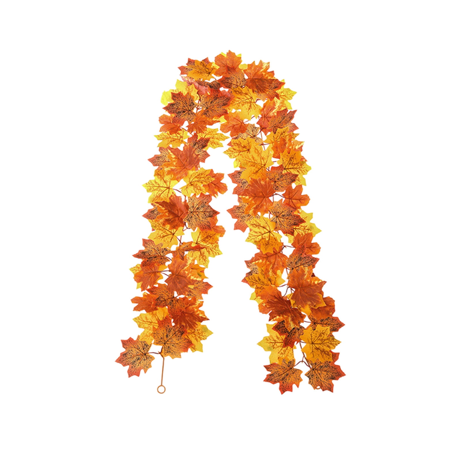 geerera Fall Leaf Garland, Simulated Maple Leaf Rattan Strand, Holiday ...