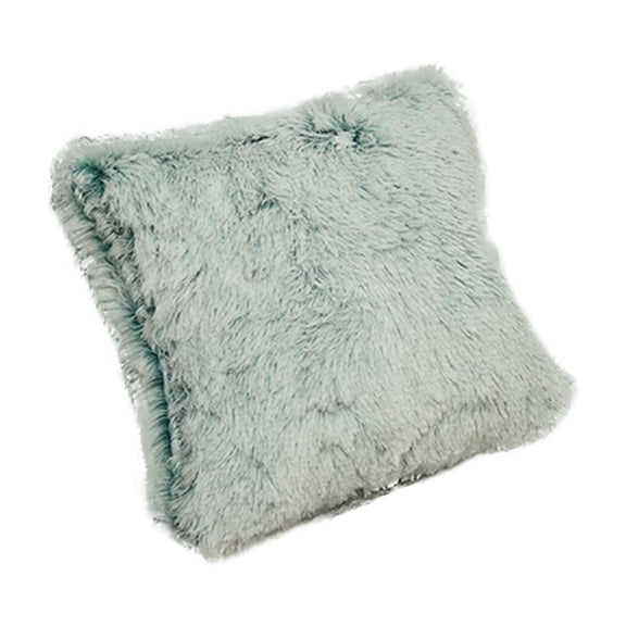 geerera Faux Fur Pillow Cover, Shaggy Plush Square Cushion Case for Sofa Bedroom Car Decor 18"x18"