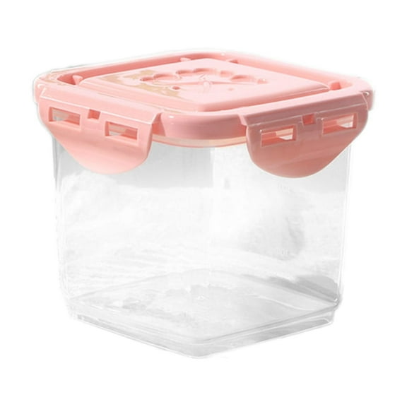 geerera Food Storage Container, Plastic Freezer Containers, Reusable Meal Prep Storage Jars, BPA-Free, Leak-Proof, for Layer Cake Boxes Fruit Tiramisu Ice Cream