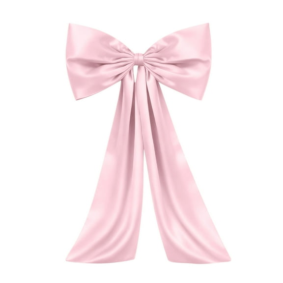 geerera Giant Satin Ribbon Bow, 16x43inch Coquette Big Bow Decorations for Birthday Party Backdrop Wall Room Wedding Bridal Bachelorette Decor Supplies