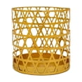 thumbnail image 1 of geerera Gold Geometric Iron Candlestick, Openwork Metal Candle Holder for Scented or Pillar Candles, Home Decor Ornament, 1 of 6