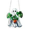 thumbnail image 1 of geerera Halloween Cute Ghost Suncatcher, Acrylic Window Hanging,Ghost Plant Suncatcher for Festival Theme Party Garden Home Indoor Outdoor Hanging Decoration, 1 of 6