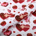 thumbnail image 1 of geerera Heart Shape Printed Gift Wrapping Paper Set - Decorative Holiday Present Wrap Specifically Designed for Valentine's Day Celebrations, 1 of 6