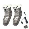 thumbnail image 1 of geerera Heating Socks, USB Powered Thermal Foot Warmers, Non-Slip Fleece Slippers, for Indoor Use, Winter Comfort, Cold Weather Footwear, 1 of 7