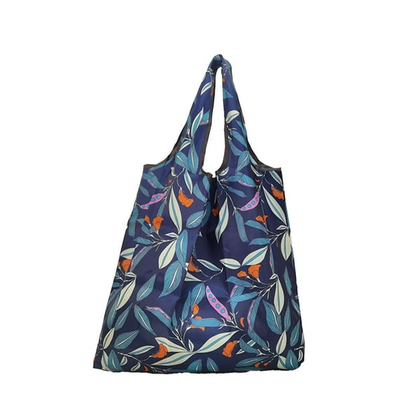 geerera Heavy Duty Reusable - Foldable Waterproof Shopping Bag Tote with Hidden Pocket, Washable Nylon Market Bag for Groceries, Beach & Travel