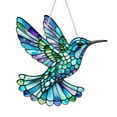thumbnail image 1 of geerera Hummingbird Acrylic Sun Catcher, Decorative Wall Pendant, Colorful Outdoor Hanging Ornament, Suitable for Porch, Garden, Window Decor, 1 of 8