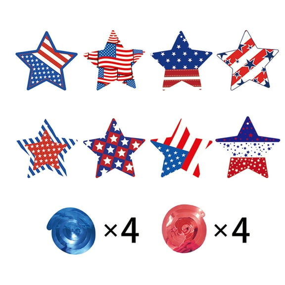 geerera Independence Day New Paper Glasses,Party Paper Decoration Supplies,for 4th of July BBQ, Memorial Day, Veterans Day Party, Independence Day Celebration, Labor Day， Holiday Decorations
