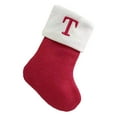 thumbnail image 1 of geerera Knit Christmas Stockings with Initials, 3.9"X5.5" Small Embroidered Letter Stocking Decorations for Family Holiday Season Decor and Xmas Tree Fireplace(T), 1 of 6