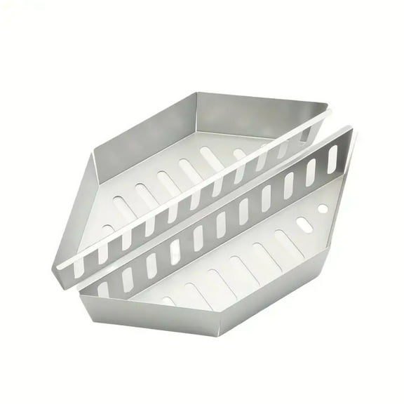 geerera Large BBQ Charcoal Basket, Heavy-Duty Steel Briquette Holder for Grilling, Smoking, Outdoor Cooking