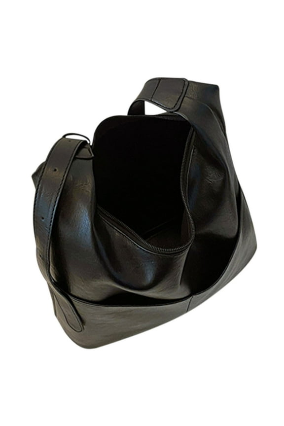 Leather Tote Bag for Women - Multipurpose Shoulder Purse for Travel Shopping Work - Spacious Handbag with Inner Pockets