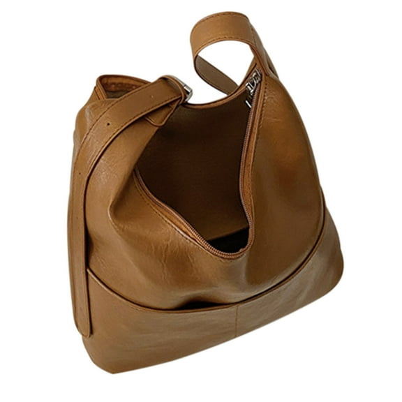 geerera Leather Tote Bag for Women - Multipurpose Shoulder Purse for Travel Shopping Work - Spacious Handbag with Inner Pockets