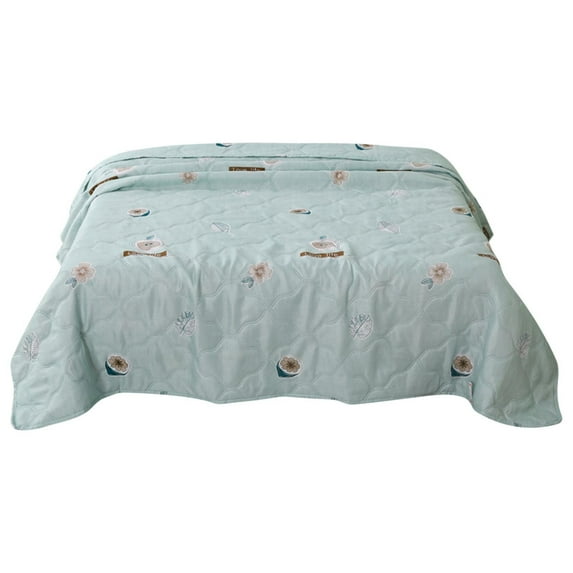 geerera Lightweight Summer Quilt, Breathable Bedspread for Hot Sleepers - Sofa & Travel Throw - Machine Washable