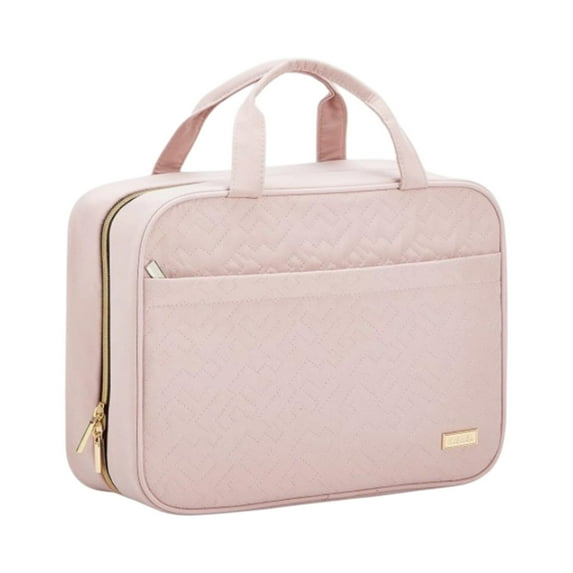 geerera Makeup Bag Cosmetic Cases Travel Makeup Bag With Compartment Protable Travel Makeup Case For Cosmetics Makeup Brushes Toiletries Travel Accessories 4.5x10.3x8 inch