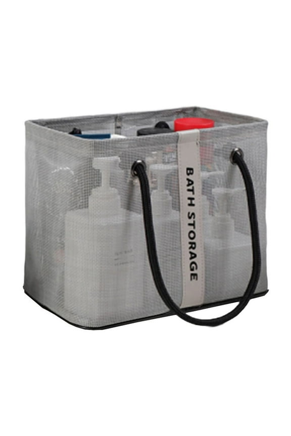 geerera Mesh Beach Bag, Large Beach Tote Bag, Reusable Pool Bag,Multifunctional Tote Bag for Seaside Pool Beach Vacation, Family Pool Bag for Toys & Vacation Essentials