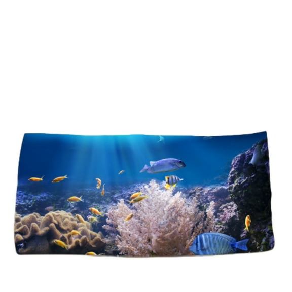 geerera Microfiber Beach Towel, Printed Towel, Absorbent,Quick-Dry, LightWeight,Suitable for Pool, Travel, Yoga, Hiking, Camping