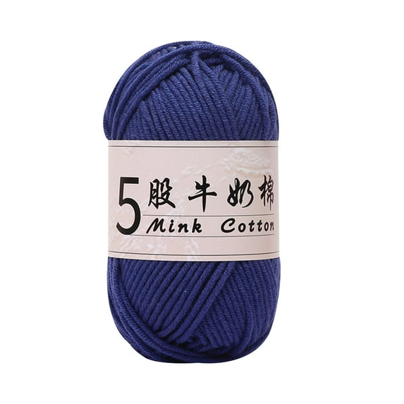 geerera Milk Cotton Yarn for Crochet/Knitting, Colorful Yarn Thread, Soft and Lightweighl Perfect for Any Knitting Crochet and Crafts Mini Project