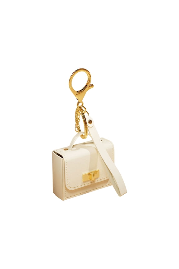 Mini Leather Bag Keychain, Small Handbag Charm Pouch, for Women's Accessories, Coin Wallet Headphone Case, Decorative Keychains