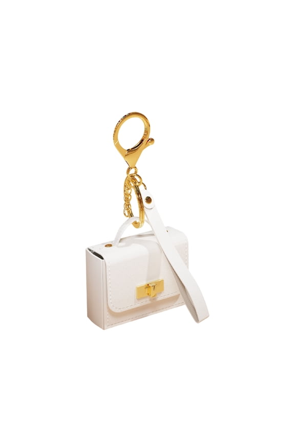 Mini Leather Bag Keychain, Small Handbag Charm Pouch, for Women's Accessories, Coin Wallet Headphone Case, Decorative Keychains