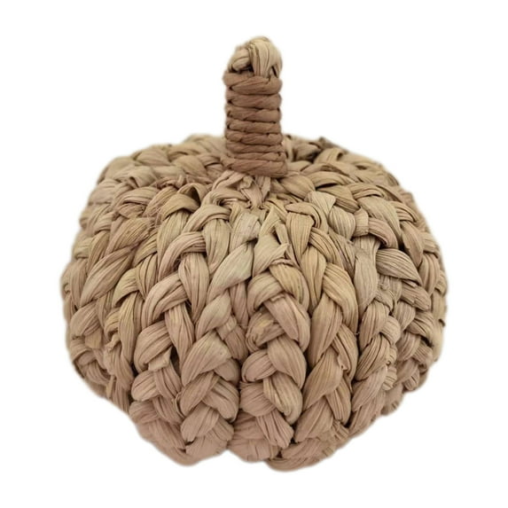geerera Natural Corn Stalks Woven Pumpkins for Fall Home Decor,Thanksgiving Decorations or Autumn Harvest Gifts