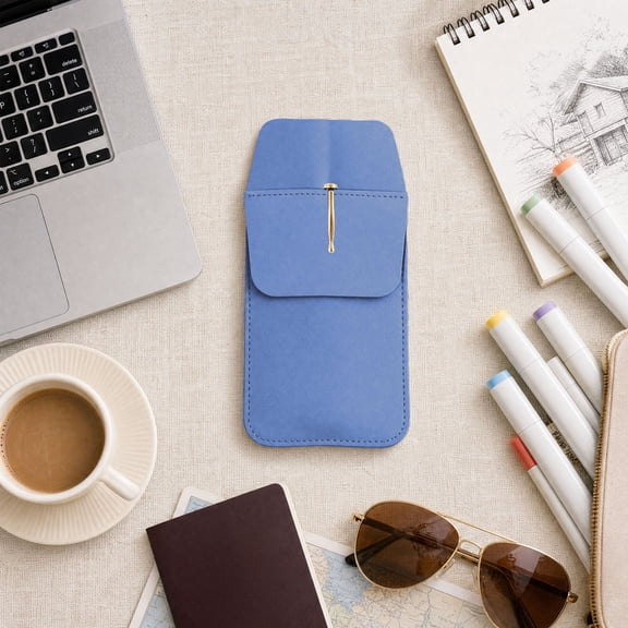 geerera PU Leather Pen Protector Pouch, Leak-Proof Pocket Organizer for Shirts, Lab Coats & Pants, Multi-Purpose Sleeve for Pens, Markers & Small Tools, 6.29x3.14 Inch