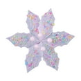thumbnail image 1 of geerera Pastel Christmas Artificial Poinsettia, Christmas Sprinkles Candy Poinsettia Flowers Tree Pick, Macaroon Flower for DIY Xmas Wreath Holiday Party Decor, 1 of 6