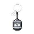 thumbnail image 1 of geerera Pickleball Racket Alloy Keychain Simulation Sports Pendant Pickleball Keychain, 1 of 6