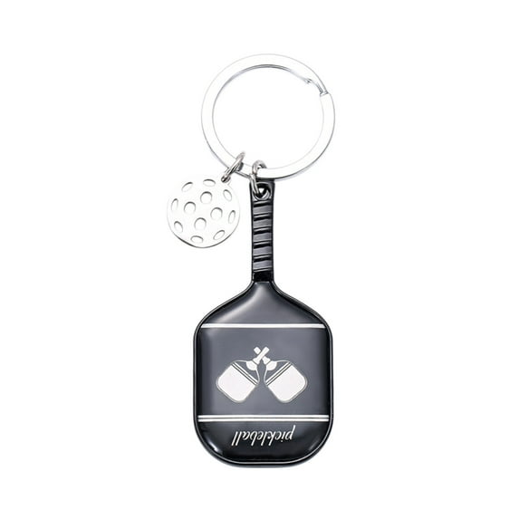 geerera Pickleball Racket Alloy Keychain Simulation Sports Pendant Pickleball Keychain