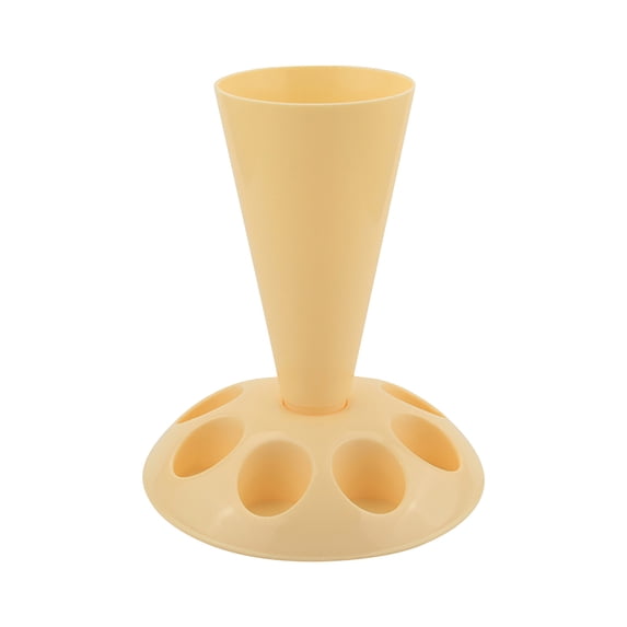 geerera Piping Bag Stand, Pastry Bag Holder, Buttercream Bags Holder Stand for DIY Cream Cake, Decorating Tools Placement Rack With 8 Nozzle Slots(Plastic)7.5x8.5inch