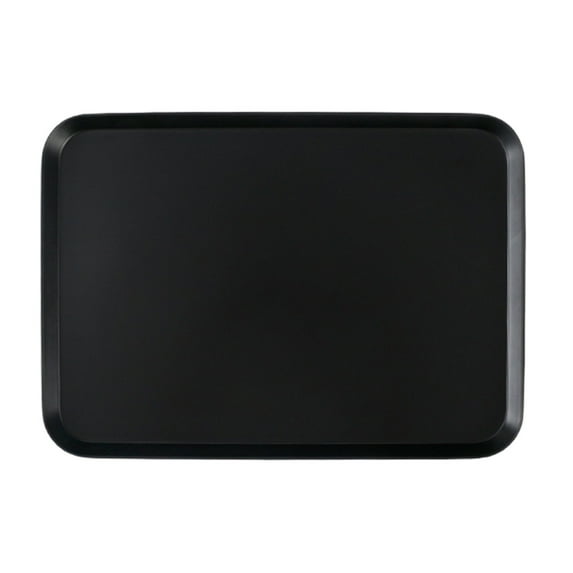 geerera Plastic Large Serving Tray 10"x14" Reusable Serving Platters for Cookie, Appetizer, Charcuterie, Snack, Dessert, Party Food Display - Stackable Kitchen CounterTop Tray
