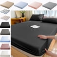 thumbnail image 1 of geerera Queen Fitted Sheet, Deep Pocket Sheet with Elastic Edges, Soft Microfiber Fabric, Shrinkage & Fade Resistant for Easy Care, 1 of 6
