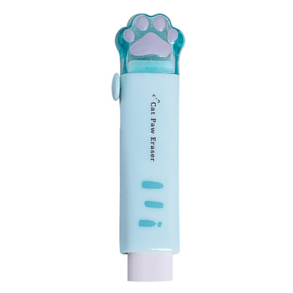 geerera Retractable Pencil Eraser, Cat Paw Eraser for Writing & Drawing, for Office, Home, Painting, Gift
