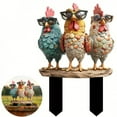 thumbnail image 1 of geerera Rooster Garden Figurines, Acrylic Rooster Decor with Stakes for Flower Pots, Lawn, Yard - Outdoor Farmhouse Decorations, 1 of 6