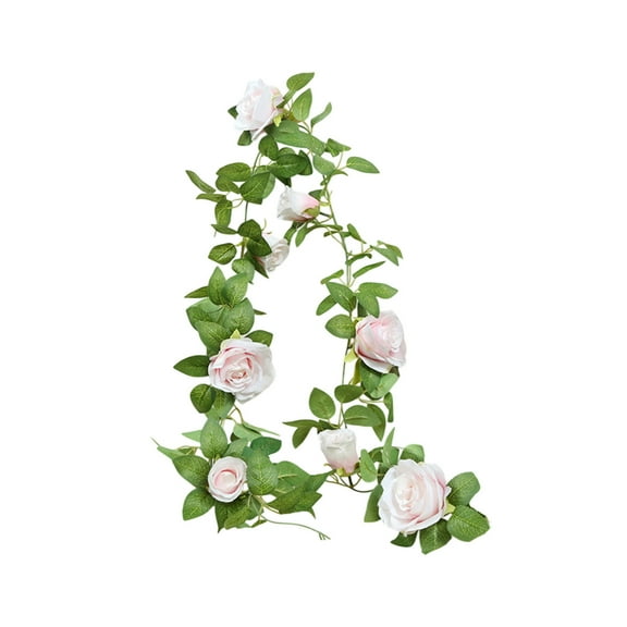 geerera Rose Vine Garland, Artificial Flower Ivy, 79 Inch Silk Floral Hanging Decor for Wedding Arch, Party Wall, Garden Ceremony