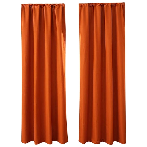 geerera Scandinavian Solid Color Curtains Thermal Insulated Energy Saving Window Drapes For Bedroom Kitchen