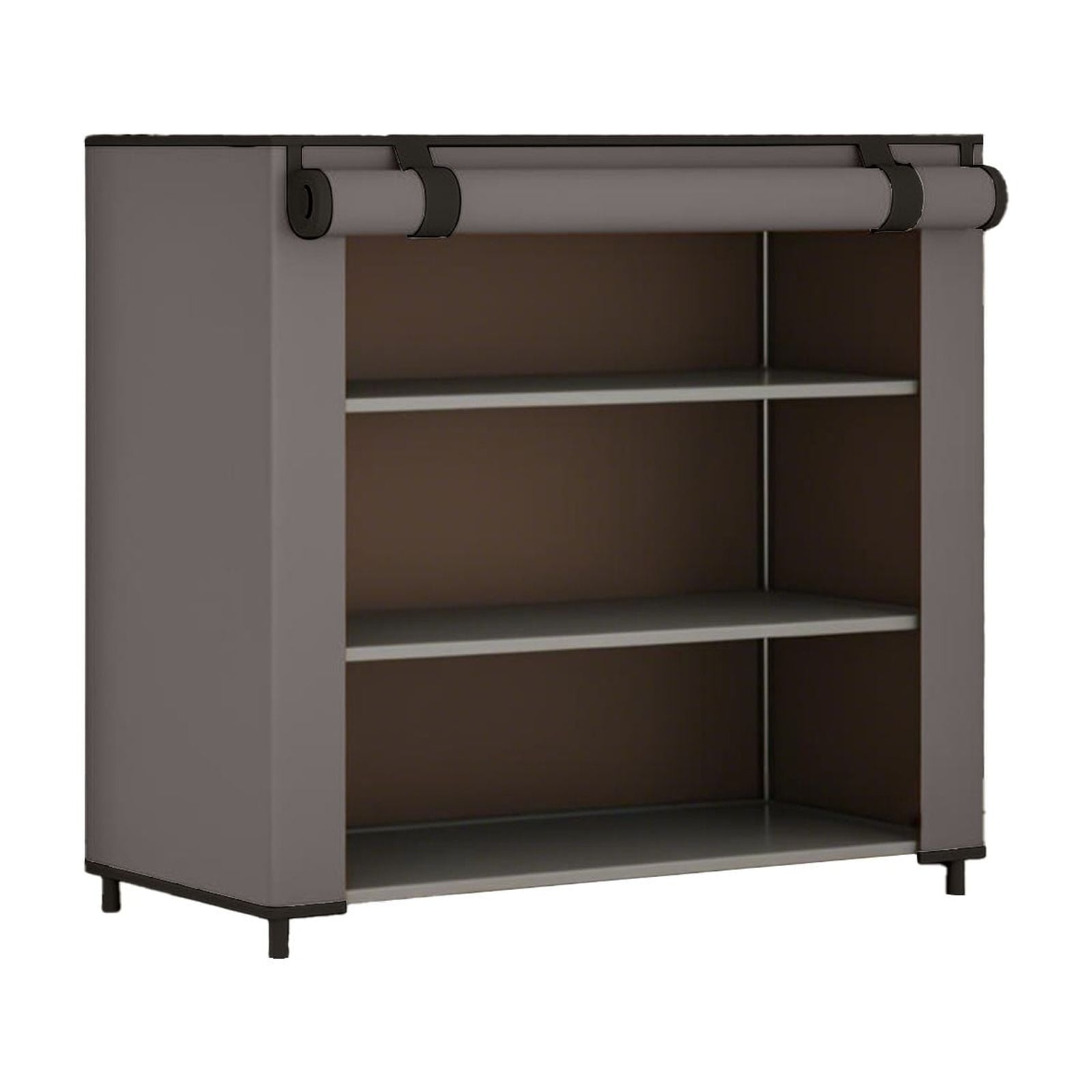 geerera Shoe Storage Rack with dust cover, 3 Layer Shoe Rack,Stackable Shoe Storage In Any Combination Space Saving Small Shoe Rack,Suitable For Closet,Front Door Entrance,Dorm, Garage