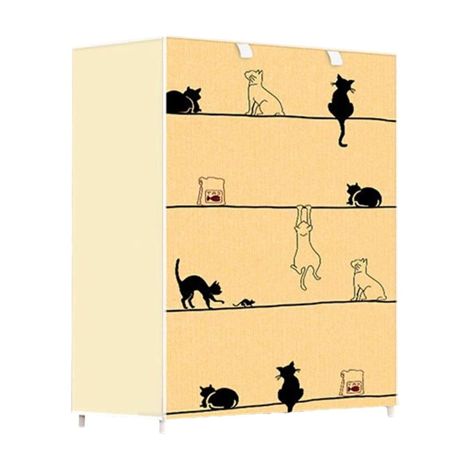 geerera Shoe Storage Rack with dust cover, 3 Layer Shoe Rack,Stackable Shoe Storage In Any Combination Space Saving Small Shoe Rack,Suitable For Closet,Front Door Entrance,Dorm, Garage